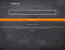 Tablet Screenshot of langue.com
